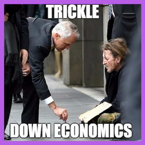(Sadly) Accurate Trickle-Down Economics Illustrations